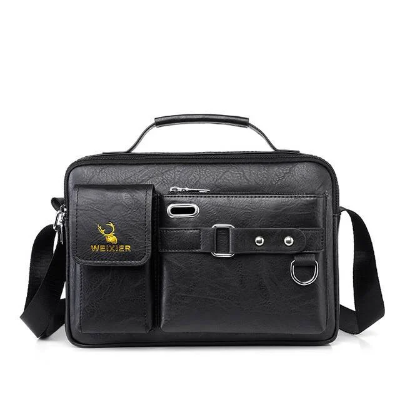 Picture of Men's Pu Leather Shoulder Bag (Black shape)