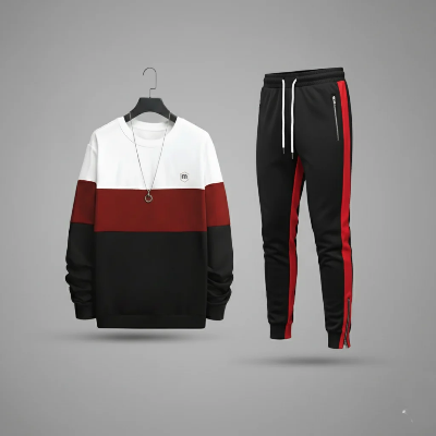 Picture of Men's Full Sleeve T-shirt & Trouser  (2 Pcs)