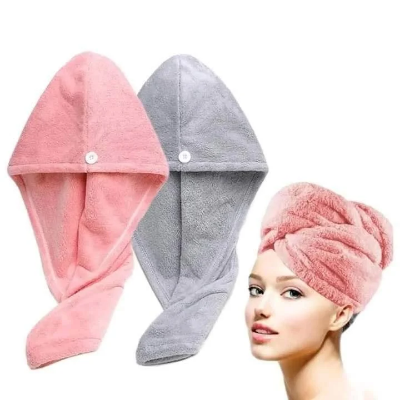 Picture of Microfiber Quick Drying Hair Towel -3 Pieces