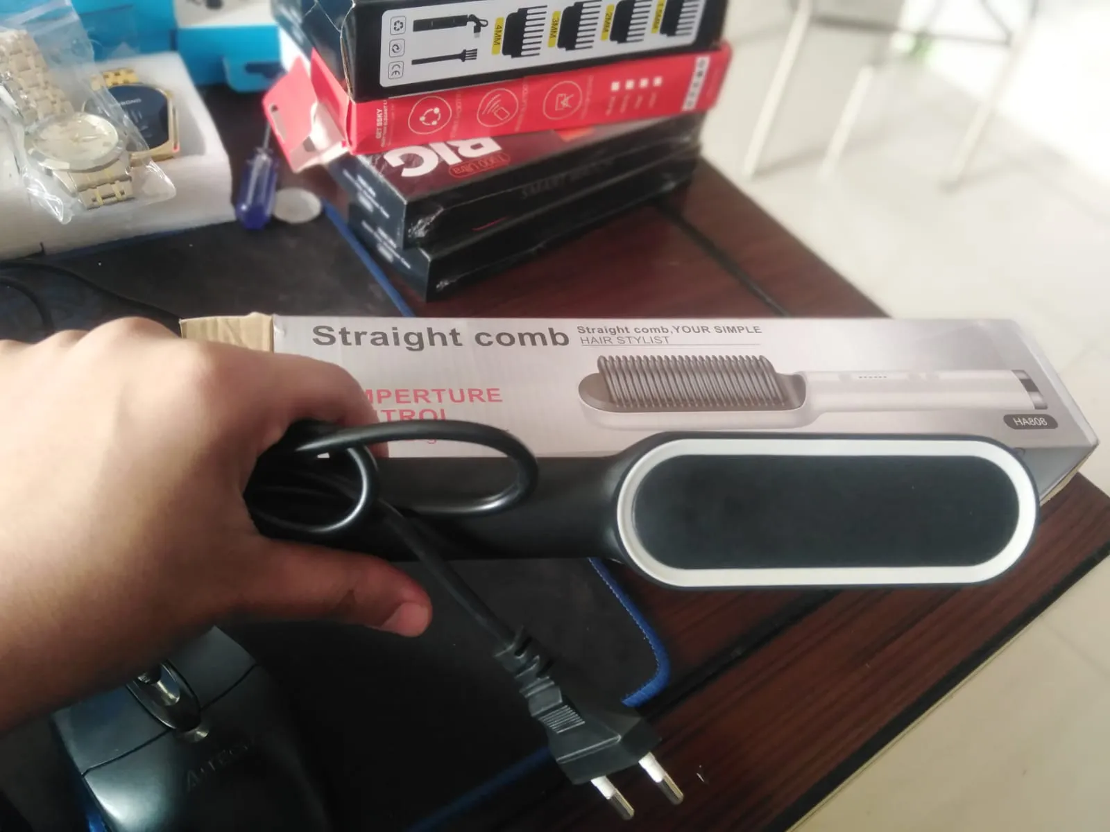 Picture of (Wallet ফ্রি) shoulder bag With Lock - Black