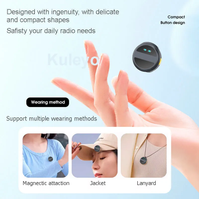 Picture of SX21-New 2-in-1 Wireless Lavalier Microphone – Dual Mic Setup for Crystal Clear Mobile Recording