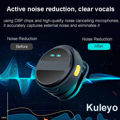 Picture of SX21-New 2-in-1 Wireless Lavalier Microphone – Dual Mic Setup for Crystal Clear Mobile Recording