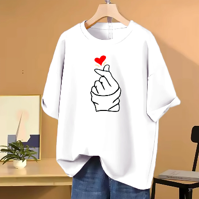 Picture of Lovely Drop shoulder T-shirt for Women