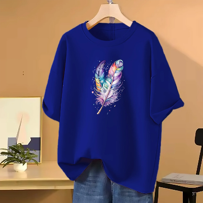 Picture of Lovely Drop shoulder T-shirt for Women