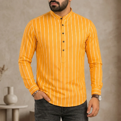 Picture of Premium Long Sleeve Striped Katua for Men