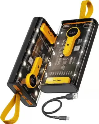 Picture of Transparent 66W High-Speed Power Bank – 20000mAh, PD 22W