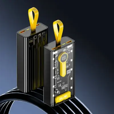 Picture of Transparent 66W High-Speed Power Bank – 20000mAh, PD 22W
