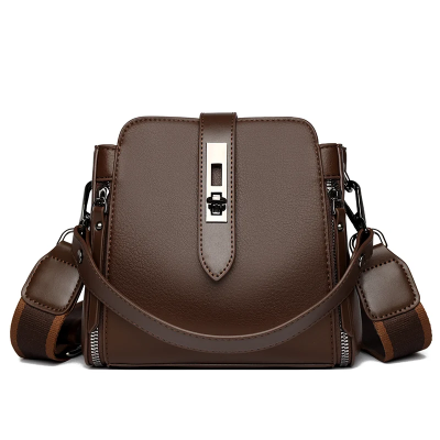 Picture of High-quality Messenger Bags For Women Luxury Crossbody Shoulder Bags Female(Coffee)