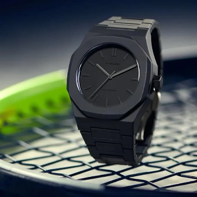 Picture of Arabic Dial Premium Marble Finish Watch with Butterfly Lock