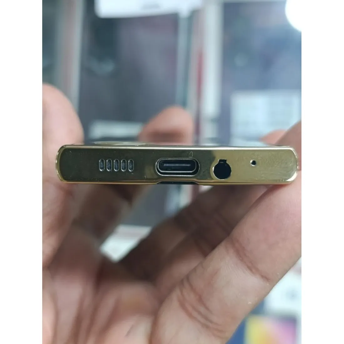 Picture of Arabic Dial Premium Marble Finish Ladies Watch with Butterfly Lock