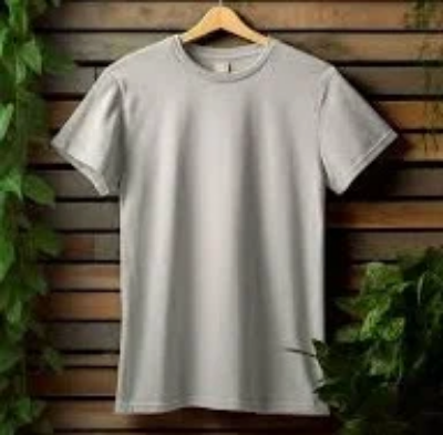 Picture of Jersey Fabrics T-Shirt (Ash) পাতলা কাপড়ের তৈরি জার্সি ফেব্রিক্স টি-শার্ট
