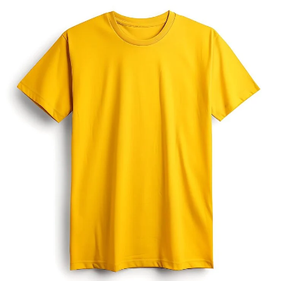 Picture of Jersey Fabrics T-Shirt (Yellow) পাতলা কাপড়ের তৈরি জার্সি ফেব্রিক্স টি-শার্ট