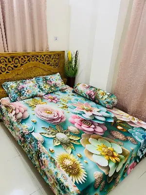 Picture of Water Proof China Premium 3D Design Bed Sheet