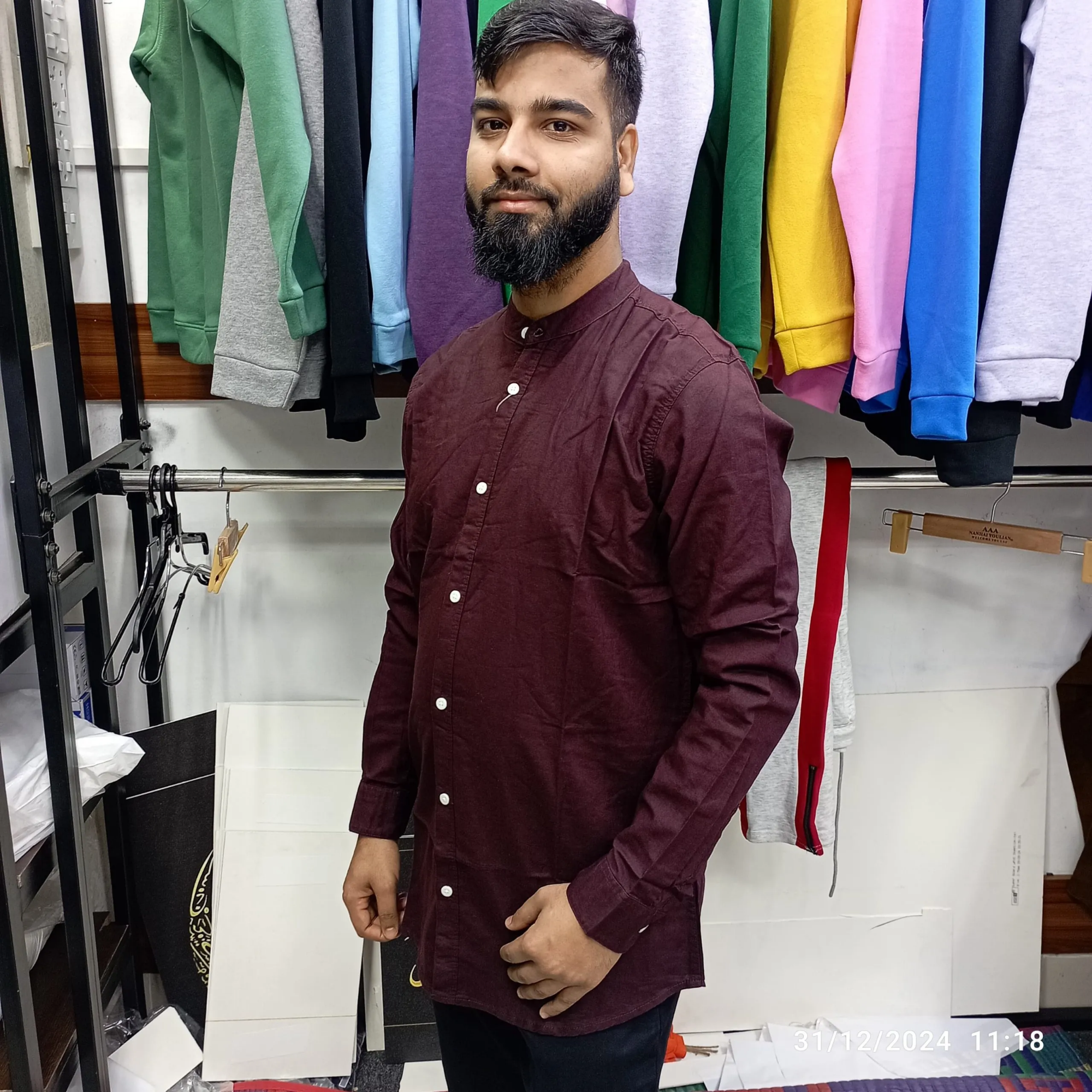 Picture of Men's Stylish Drop Shoulder (Black)