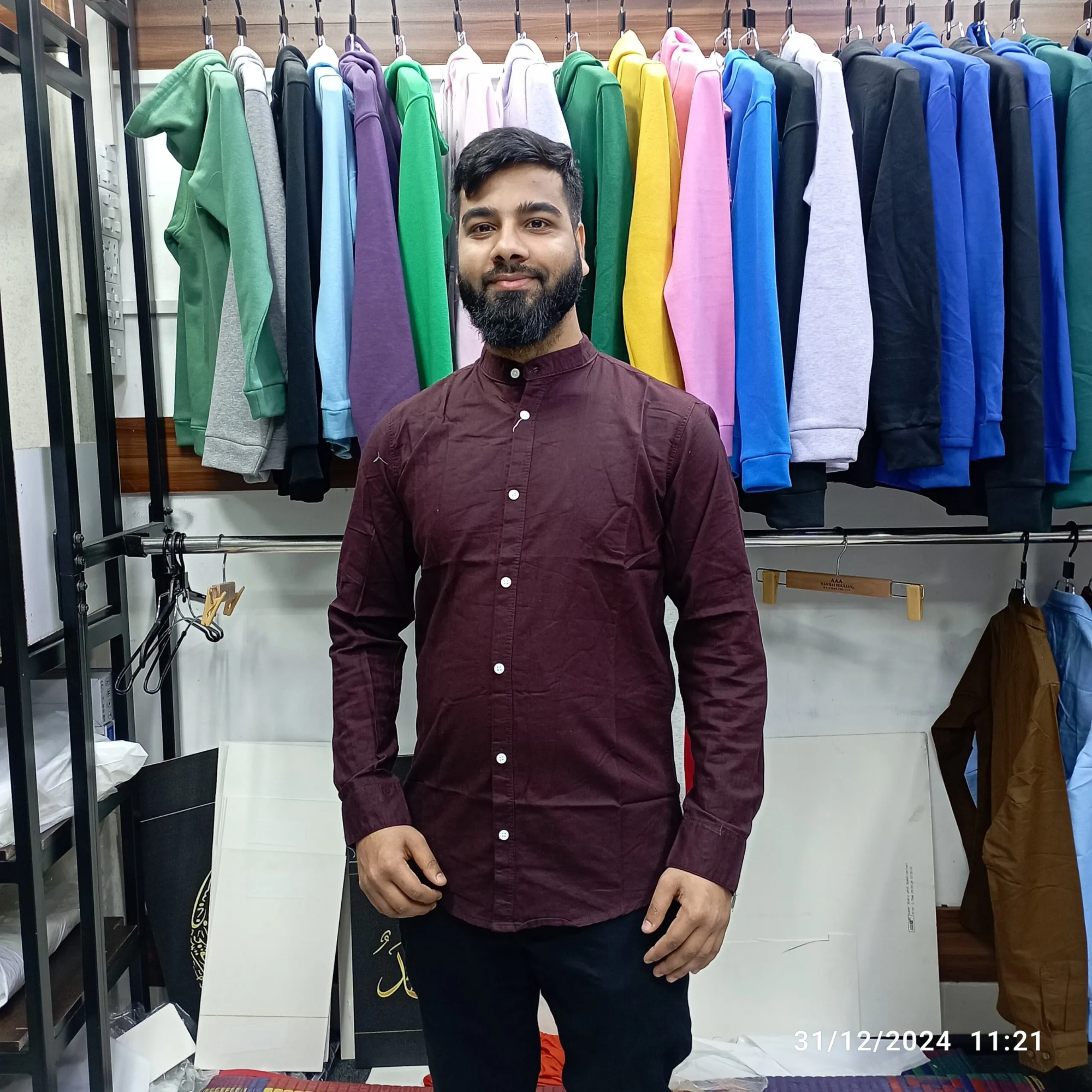 Picture of Men's Stylish Drop Shoulder (Black)