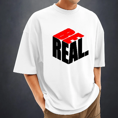 Picture of Men's Stylish Drop Shoulder (white)