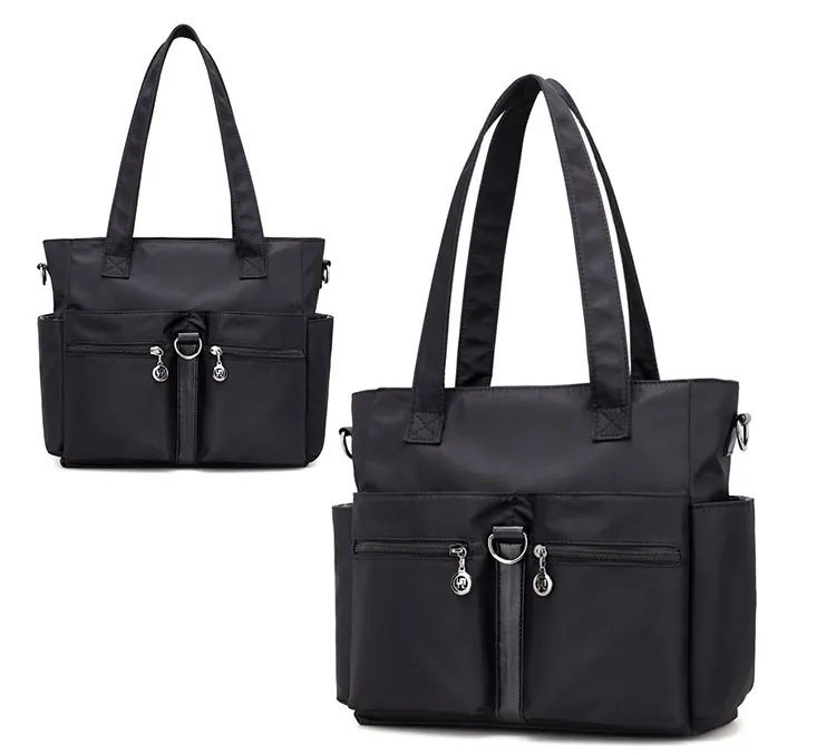 Picture of Women Casual Large Capacity Waterproof Oxford Cloth Bag (Black)
