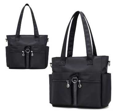 Picture of Women Casual Large Capacity Waterproof Oxford Cloth Bag (Black)