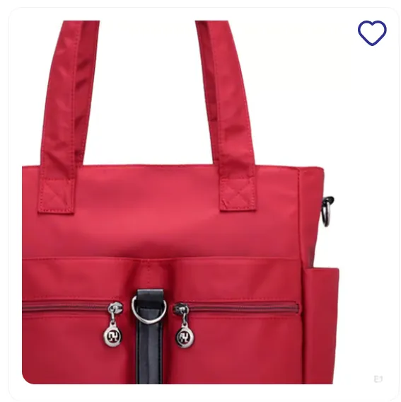 Picture of Women Casual Large Capacity Waterproof Oxford Cloth Bag (maroon)