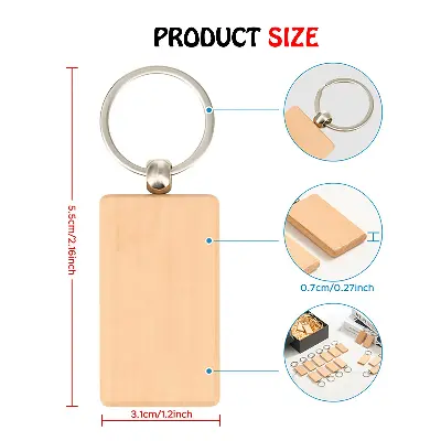 Picture of Wooden Key Ring with Premium Box♥