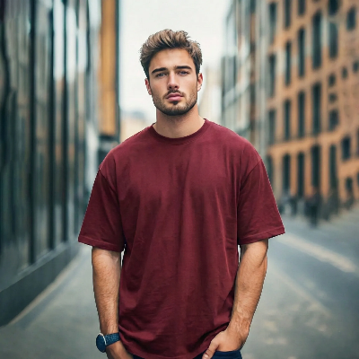 Picture of Solid dropshoulder  T-shirt