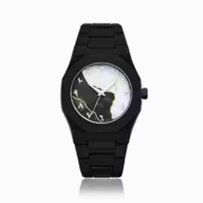 Picture of Aura watch 2025 New Arabic Aura Watch Black Modern Creative Design ( Black)