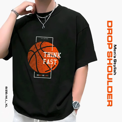 Picture of Men's Stylish DROP SHOULDER T-Shirt