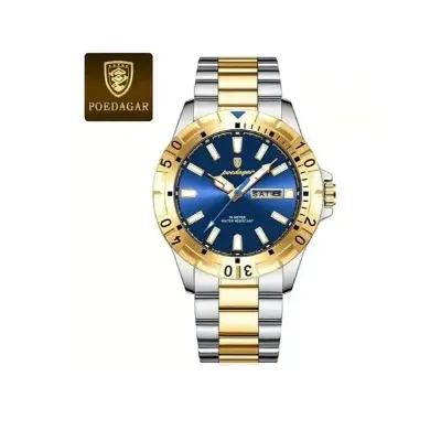 Picture of 𝐏𝐎𝐄𝐃𝐀𝐆𝐀𝐑 𝟗𝟓𝟗 𝐄𝐱𝐜𝐥𝐮𝐬𝐢𝐯𝐞 𝐌𝐞𝐧'𝐬 𝐖𝐫𝐢𝐬𝐭 𝐖𝐚𝐭𝐜𝐡 𝐖𝐚𝐭𝐞𝐫 𝐑𝐞𝐬𝐢𝐬𝐭𝐚𝐧𝐭 𝐅𝐮𝐥𝐥 𝐂𝐚𝐥𝐞𝐧𝐝𝐚𝐫 𝐒𝐭𝐚𝐢𝐧𝐥𝐞𝐬𝐬 𝐒𝐭𝐞𝐞𝐥 𝐁𝐫𝐚𝐜𝐞𝐥𝐞𝐭 𝐅𝐚𝐬𝐡𝐢𝐨𝐧𝐚𝐛𝐥𝐞 𝐐𝐮𝐚𝐫𝐭𝐳 𝐖𝐚𝐭𝐜𝐡