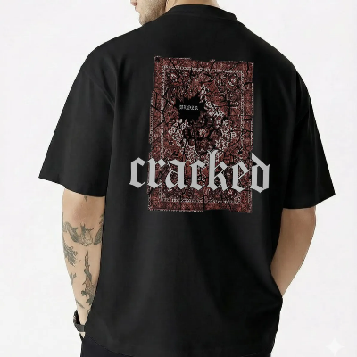 Picture of Men's Stylish Premium Drop Shoulder - Black