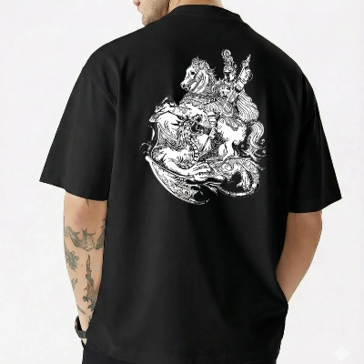 Picture of Men's Stylish Premium Drop Shoulder - White