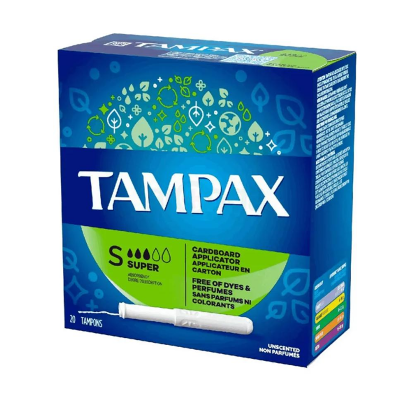 Picture of TampaxSuper With CardBoard Applicator - 20 Pcs Of Pack
