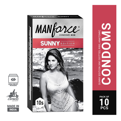Picture of Manforce Sunny Edition Condom -10 Pcs