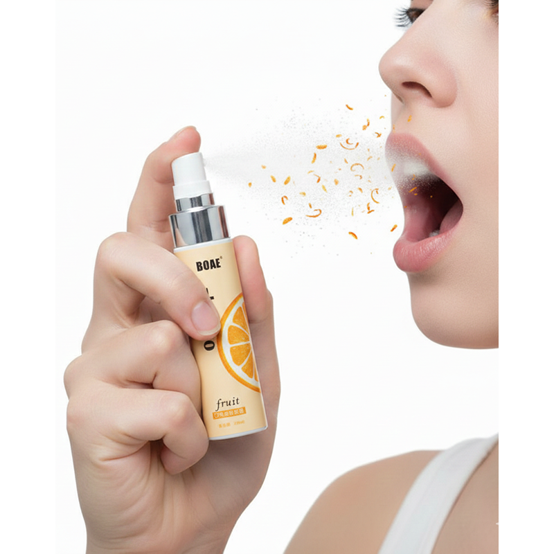 Picture of BOAE Mouth Spray Fruity Oral Spray Remove Bad Breath 20 ml -Orange