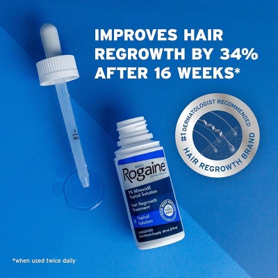 Picture of Rogaine Men Minoxidil Hair Regrowth foam 5 % - 60 ML