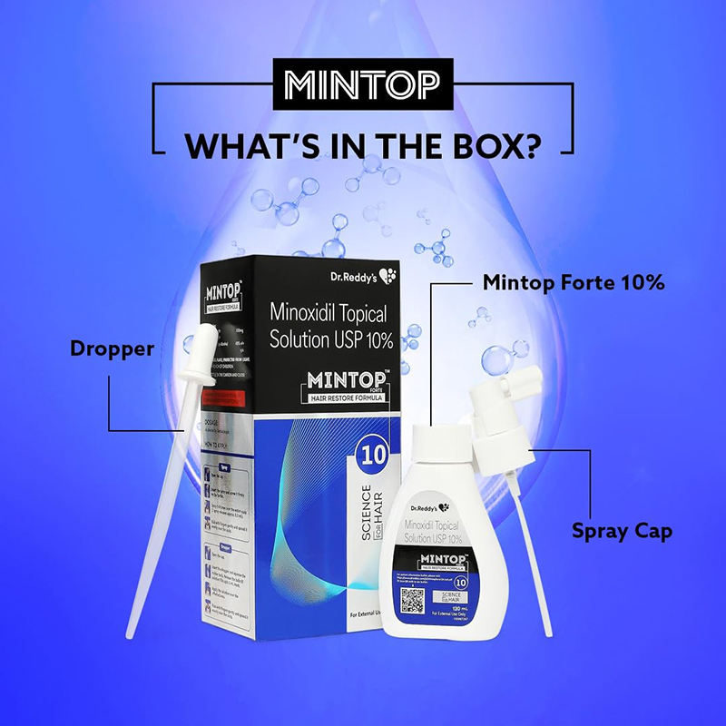 Picture of Dr.Reddy Minoxidil Topical Solution Mintop 10% -60 ML
