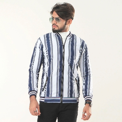 Picture of Special Stylish Men's Winter Jacket - Blue