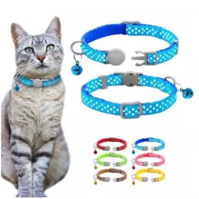 Picture of Cat Neck Belt Breakaway Adjustable Strap for Chats Collier - Multicolor