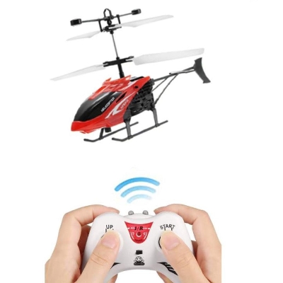 Picture of Remote Control Flying Helicopter Toy with Infrared Sensor, USB Charger and Flashing Light for Kids