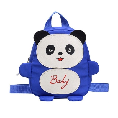 Picture of Nylon Animal Children Backpacks Kids Preschool Bags Cartoon Panda Book Bags for Baby Girl Boy Anti Lost Backpack for Kids