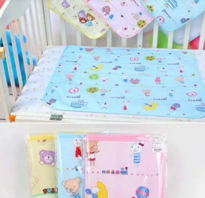Picture of Double Sided Waterproof Baby Urine Mat (20*23 Inch)- Multicolor - Multicolor