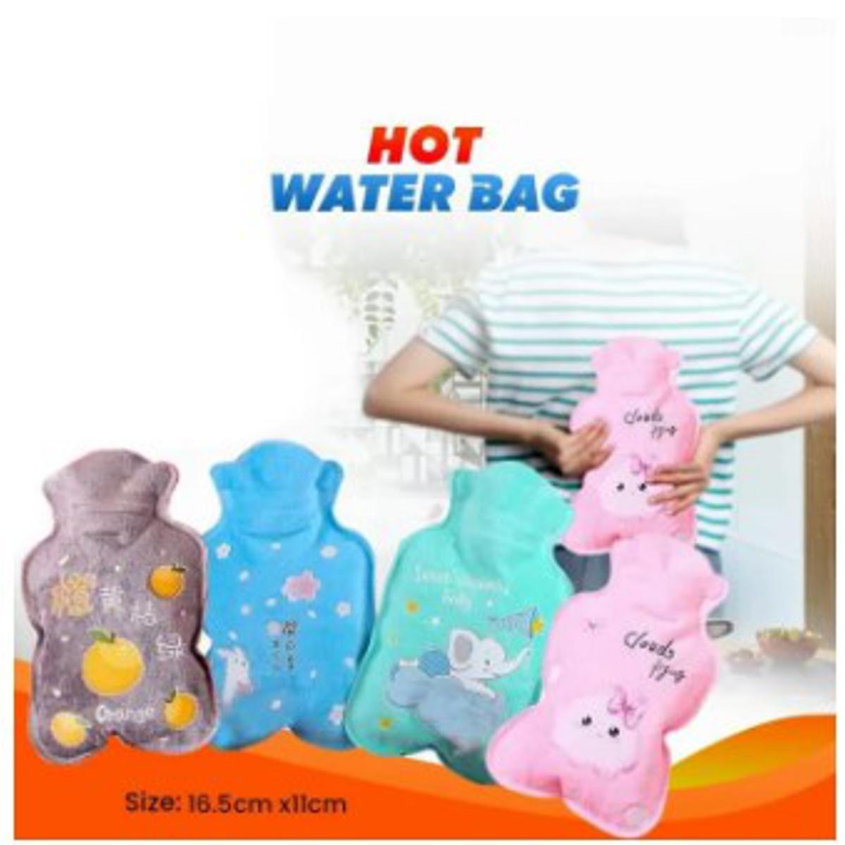 Picture of 1 Pcs Mini Velvet Hot Water Portable Soft Bag For Babies & Kids-Multicolor - Hot Water Bag - Multicolor