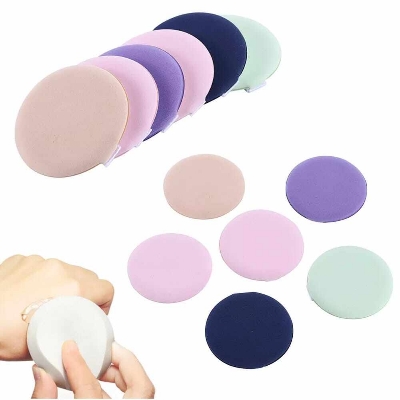Picture of Makeup Sponge Reusable Bamboo Makeup Remover Pads for All Skin-5 pcs Set - Multicolor