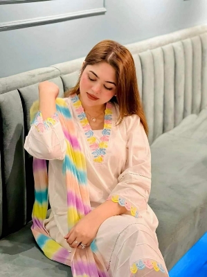 Picture of AC Cotton Embroidery Shalwar Kameeze 3Pcs for Women