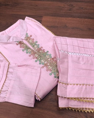 Picture of Embroidery Cotton Two Piece Shalwar Kameez for Women