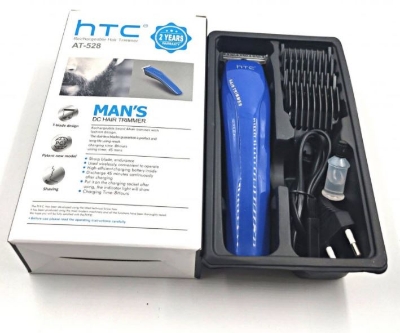 Picture of HTC AT-528 Rechargeable Professional Hair Clipper and Beard Trimmer - Blue