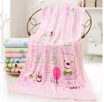 Picture of Cartoon Bear Microfiber Bath Towel Large Quick Drying Soft Baby Kids Absorbent Wrap Cute Kawaii Women Beach Towels New - Multicolor