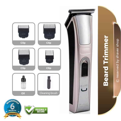 Picture of Kemei Km 5017 Rechargeable Hair And Beard Clipper Trimor For Men - Not Specified