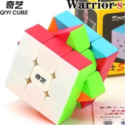 Picture of QYTOYS Sticker less 3x3 Puzzle Speed Cube Magic Rubik's Cube Puzzle Toy (5.6 cm) - Multicolor