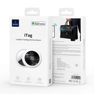 Picture of WiWU iTag Anti-Lost Smart Location Tracker – Black