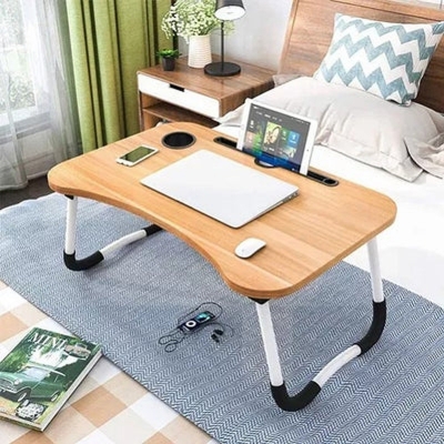 Picture of Multifunctional Portable & Foldable Laptop Table – Wood Color